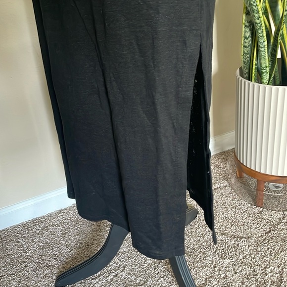 NWT! Rag & Bone Black Linen Midi Dress - Picture 14 of 14